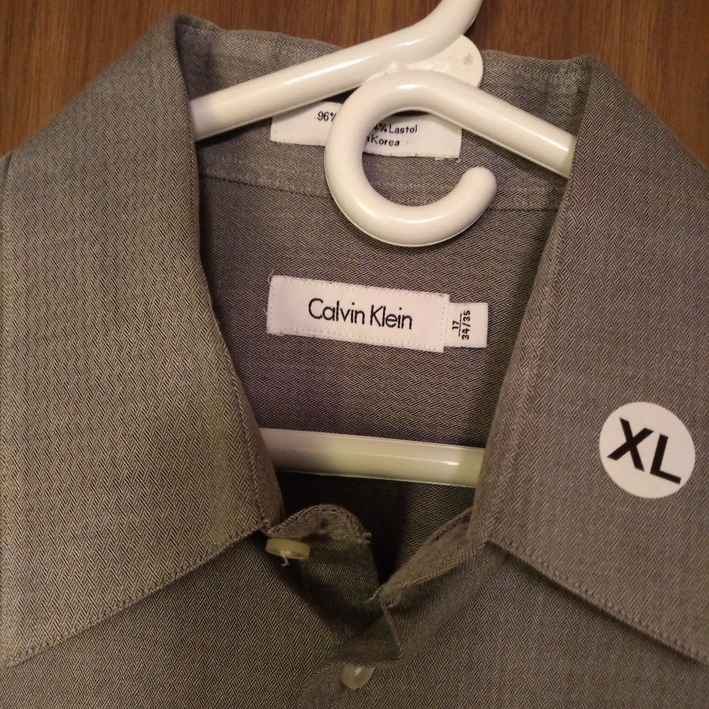 Calvin Klein 17-34/35 dress shirt Men's XL